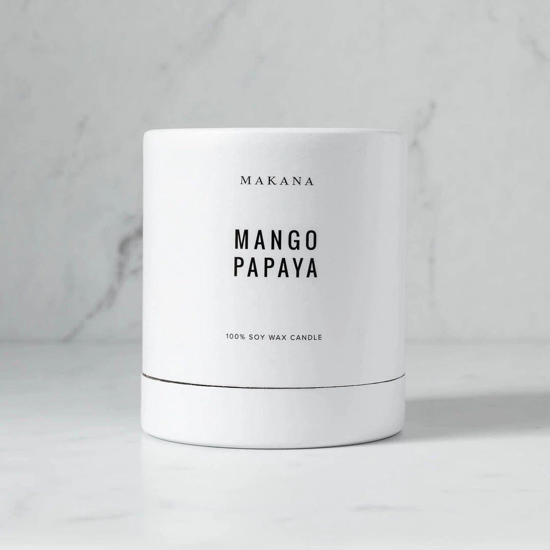 Makana Mango Papaya - Classic Candle 10 Oz Candles + Such 3 Makana Mango Papaya - Classic Candle 10 Oz Candles + Such
