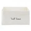 Curated Home Decor Tub Time Washable Paper Washcloth Caddy