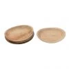 Creative Co-op Dried Areca Palm Single Use Plates- 7"