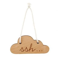 Creative Brands Wood Sign - Ssh FINAL SALE