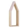 Curated Home Decor FINAL SALE Pink House Wood Shelf