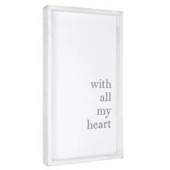 Curated Home Decor FINAL SALE "With All My Heart" Board