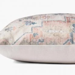 Loloi Vintage Style Pink / Multi Color Pillow Pillows + Throws