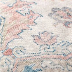 Loloi Vintage Style Pink / Multi Color Pillow Pillows + Throws