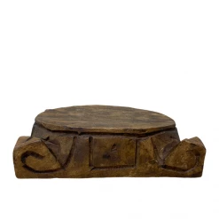 Blue Ocean Traders Wooden Pedestal - Large Objects + Accents
