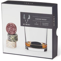 Viski Glacier Rocks Multi-Color Chilling Stone