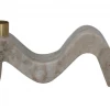 Bloomingville Candles + Such Marble & Brass Wave Taper Holder