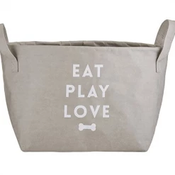 Creative Brands Washable Paper Storage Tote Bag In Grey
