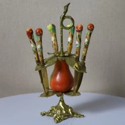 Curated Home Decor Vintage + Antique Antique Fruit Pearing Set