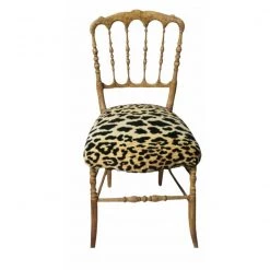 Curated Home Decor Antique Napoleon Wood Chiavari Side Chair