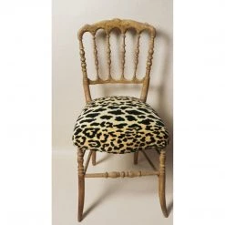 Curated Home Decor Antique Napoleon Wood Chiavari Side Chair