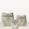 Curated Home Decor Bali Beaded Baskets