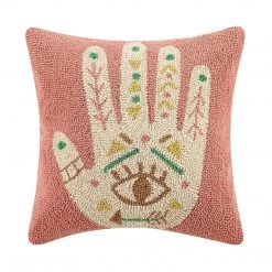 Peking Handicraft Boho Hand Hook Pillow Pillows + Throws