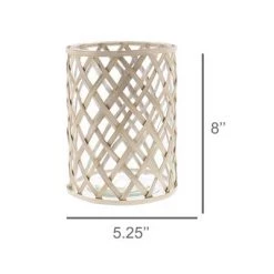 HomArt Cane Weave Vase - Lrg