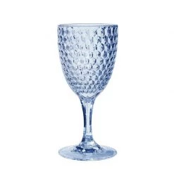 LeadingWare 12 Oz. Diamond Cut Acrylic Wine Glass Jewelry + Gifts