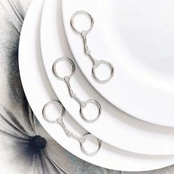 Arthur Court Equestrian Bit Melamine Lunch Plates - Set Of 4 Tabletop