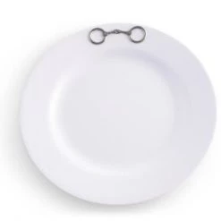 Arthur Court Equestrian Bit Melamine Lunch Plates - Set Of 4 Tabletop