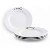 Arthur Court Equestrian Bit Melamine Lunch Plates - Set Of 4 Tabletop