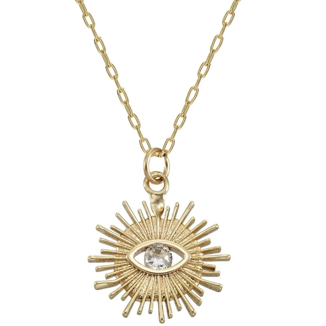 Spitfire Girl Golden Eye Necklace 3 Spitfire Girl Golden Eye Necklace