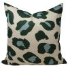 Post House Green & Blue Leopold Leopard Pillow 20" Pillows + Throws 2 Post House Green & Blue Leopold Leopard Pillow 20" Pillows + Throws