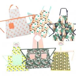 Curated Home Decor FINAL SALE Tropical Adjustable Pattern Style Aprons
