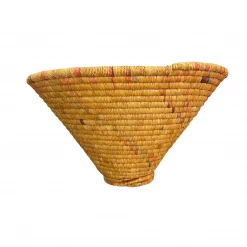 Curated Home Decor Handmade Vintage Cone Basket Vintage + Antique