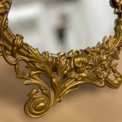 Curated Home Decor Art + Mirrors Vintage Gold Ornate Mirror