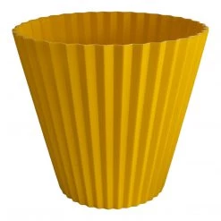 Curated Home Decor 1960's FESCO Pleated Waste Basket Vintage + Antique