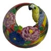 Curated Home Decor Vintage Pottery Wall Hanging Parrot Planter Vintage + Antique