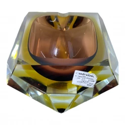 Curated Home Decor Vintage + Antique Vintage Murano Gradient Glass Ashtray