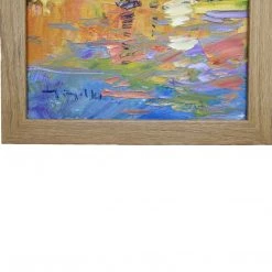 Curated Home Decor Art + Mirrors Jose Trujillo Seascape Oil Painting