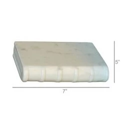 HomArt Marble Decor Book Books + Bookends