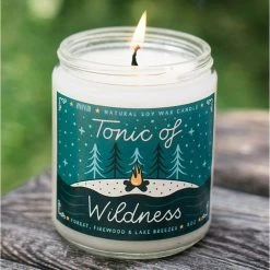 Candles + Such My Weekend Is Booked - Tonic Of Wildness Soy Candle - Forest Candle