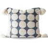 Tajik Home LLC Pillows + Throws Polka Dot Tufted Cotton Pillow Cover