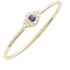 Spitfire Girl Protection Eye Blue Stone Ring