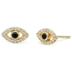 Spitfire Girl Protection Eye Stud Earrings