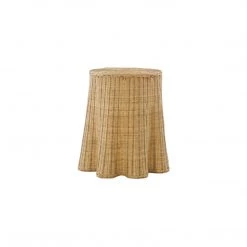 Blue Ocean Traders Rattan Skirt Side Table