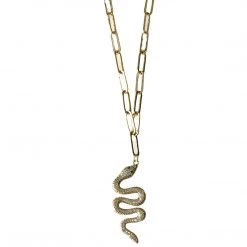 Market And King Jewelry + Gifts Slithering Snake Necklace