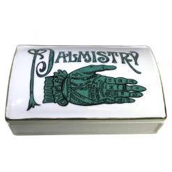 Spitfire Girl Jewelry + Gifts Palmistry Ceramic Box