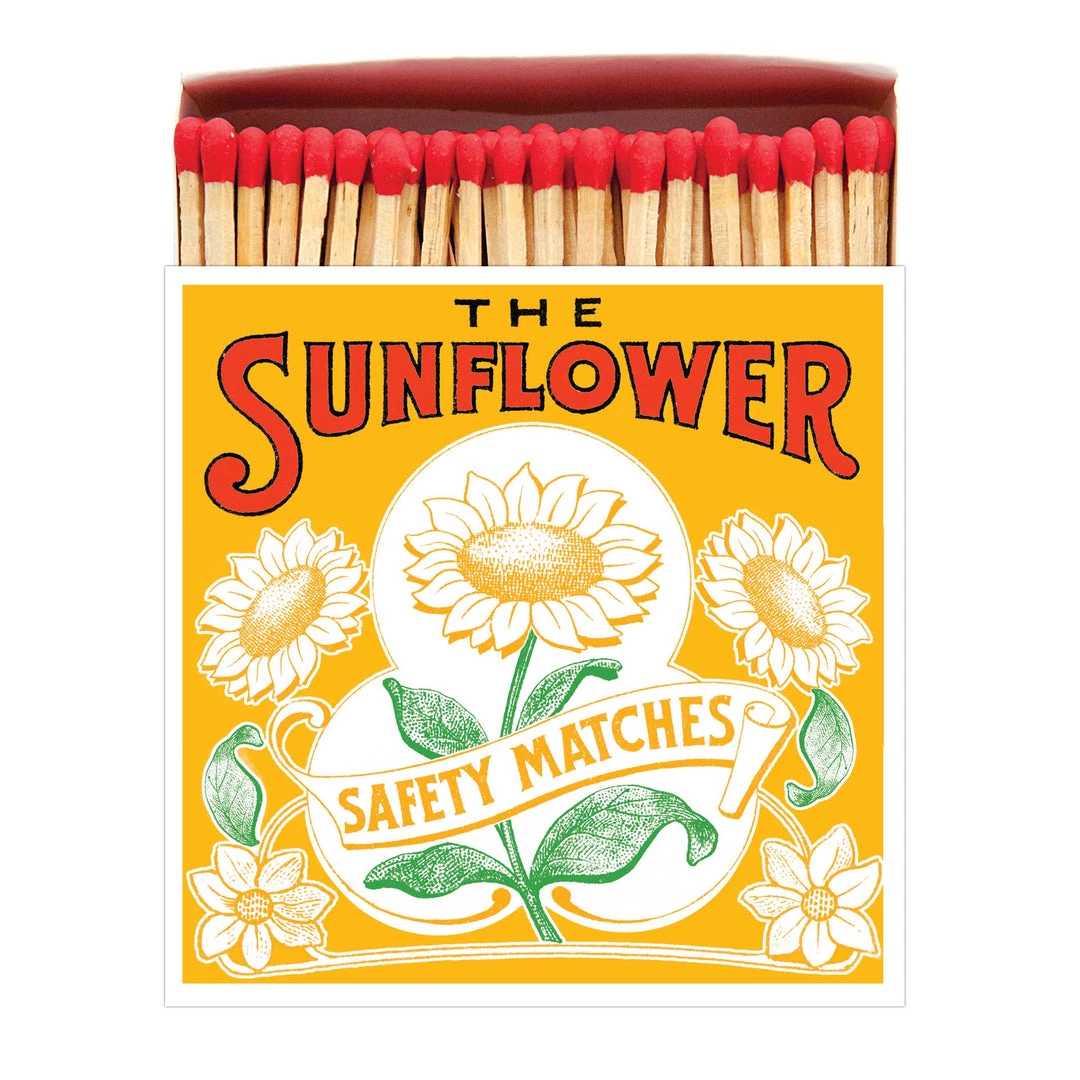 Archivist Gallery Sunflower Matchbox 3 Archivist Gallery Sunflower Matchbox