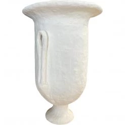 Curated Home Decor Tall Plaster Paper Mache' Vase