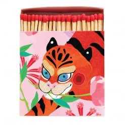 Archivist Gallery Candles + Such Tiger With Peony Matchbox