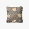 Loloi Grey And Ivory Fringe Throw Pillow