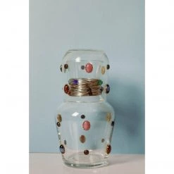 Curated Home Decor Vintage Jeweled Carafe
