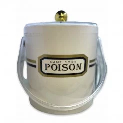Home Decor Sales 41 Curated Home Decor Vintage + Antique Vintage Name Your Poison Ice Bucket